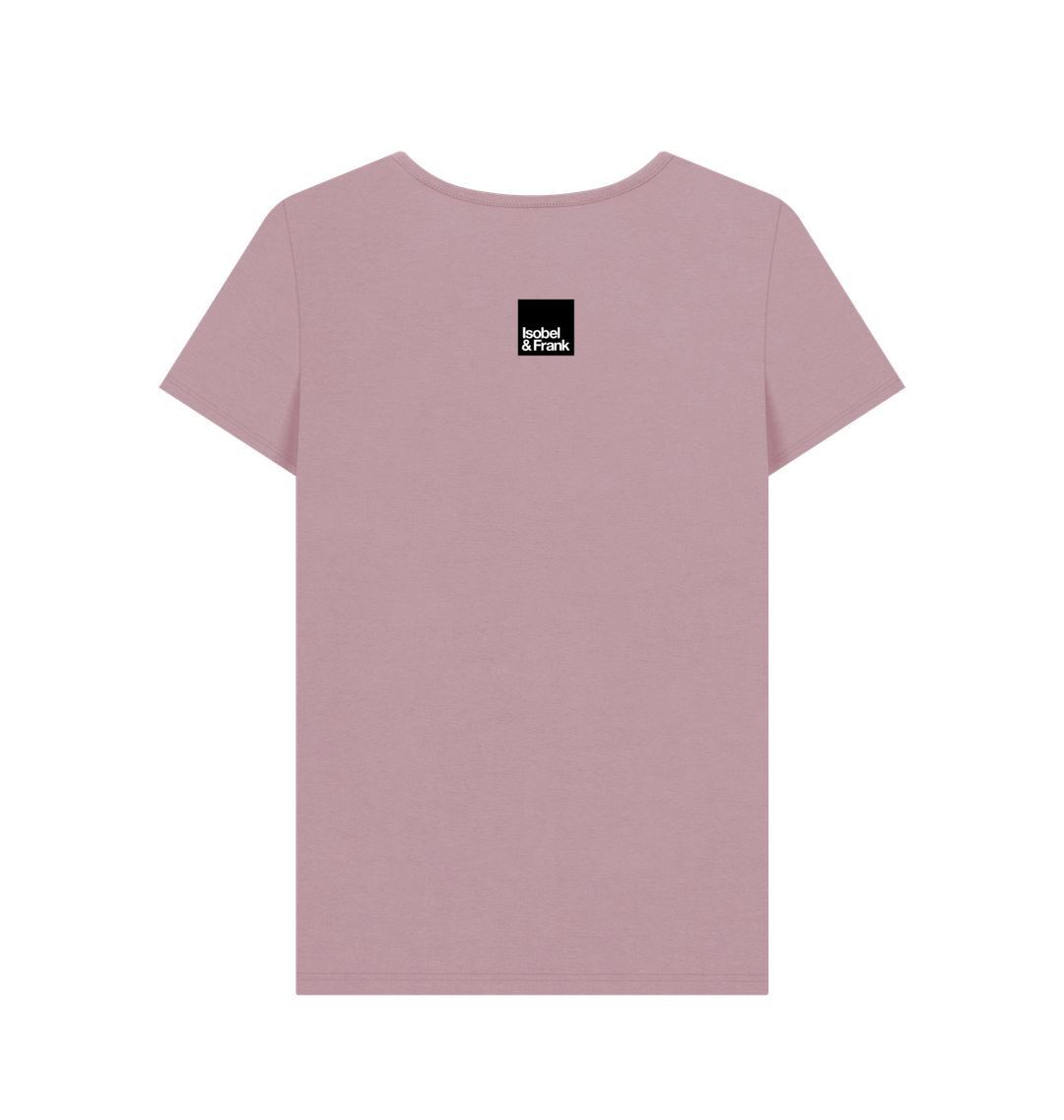 Mauve Printed T-shirt Back