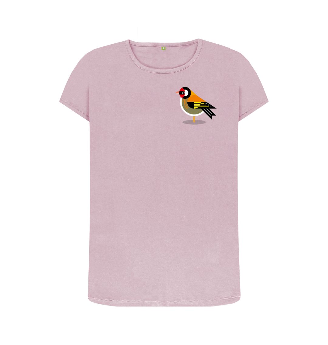 Mauve Goldfinch Women's Crew Neck T-shirt