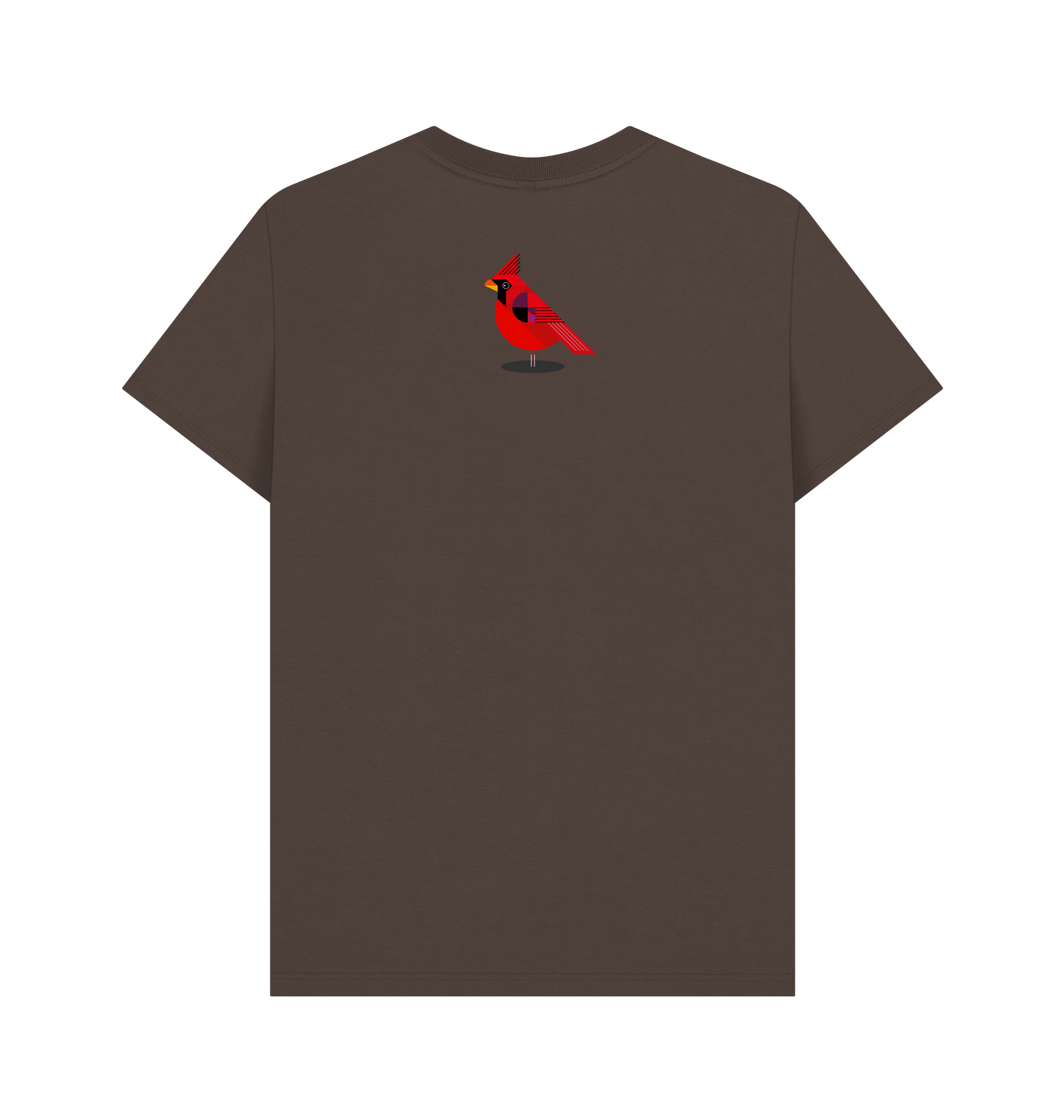 Chocolate Printed T-shirt Back