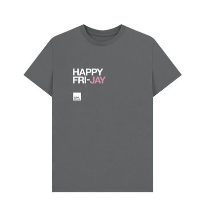 Slate Grey Printed T-shirt Front