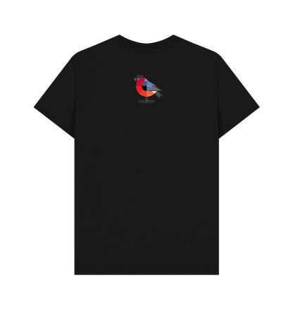 Black Printed T-shirt Back
