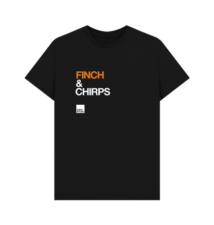 Black Printed T-shirt Front