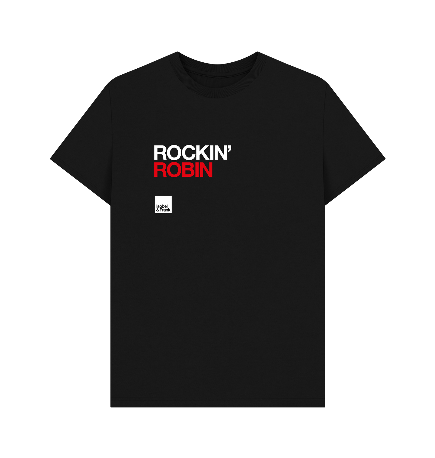 Black Printed T-shirt Front