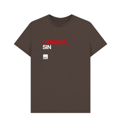Chocolate Printed T-shirt Front