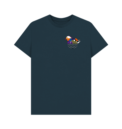 Denim Blue Printed T-shirt Front
