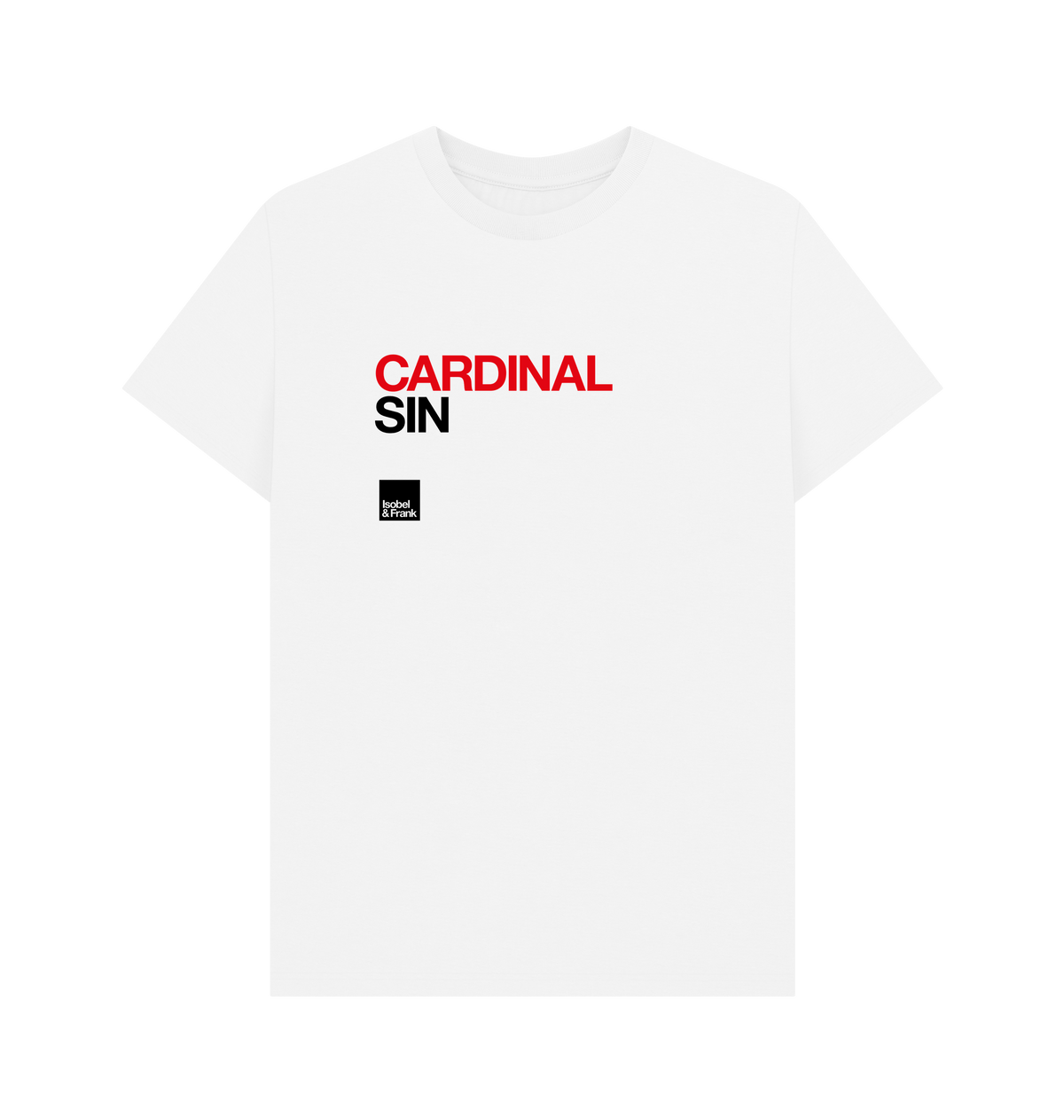 White Printed T-shirt Front