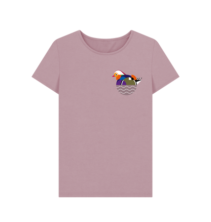 Mauve Printed T-shirt Front