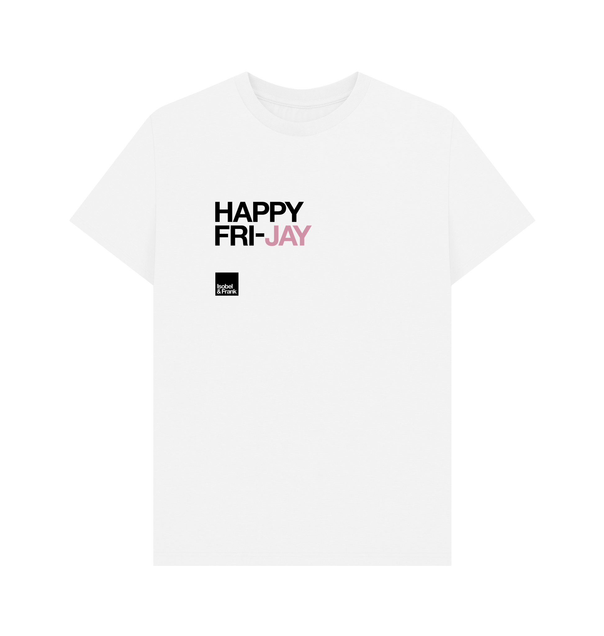 White Printed T-shirt Front