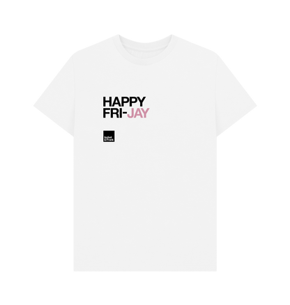 White Printed T-shirt Front