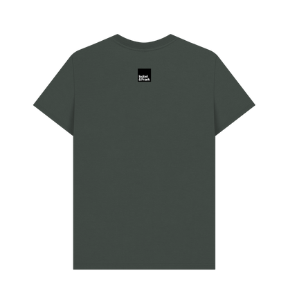 Dark Grey Printed T-shirt Back