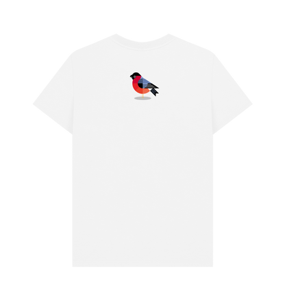 White Printed T-shirt Back