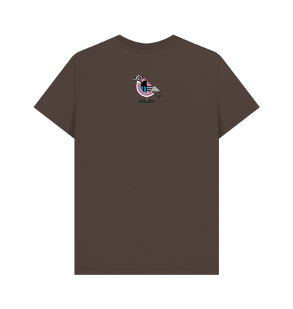 Chocolate Printed T-shirt Back