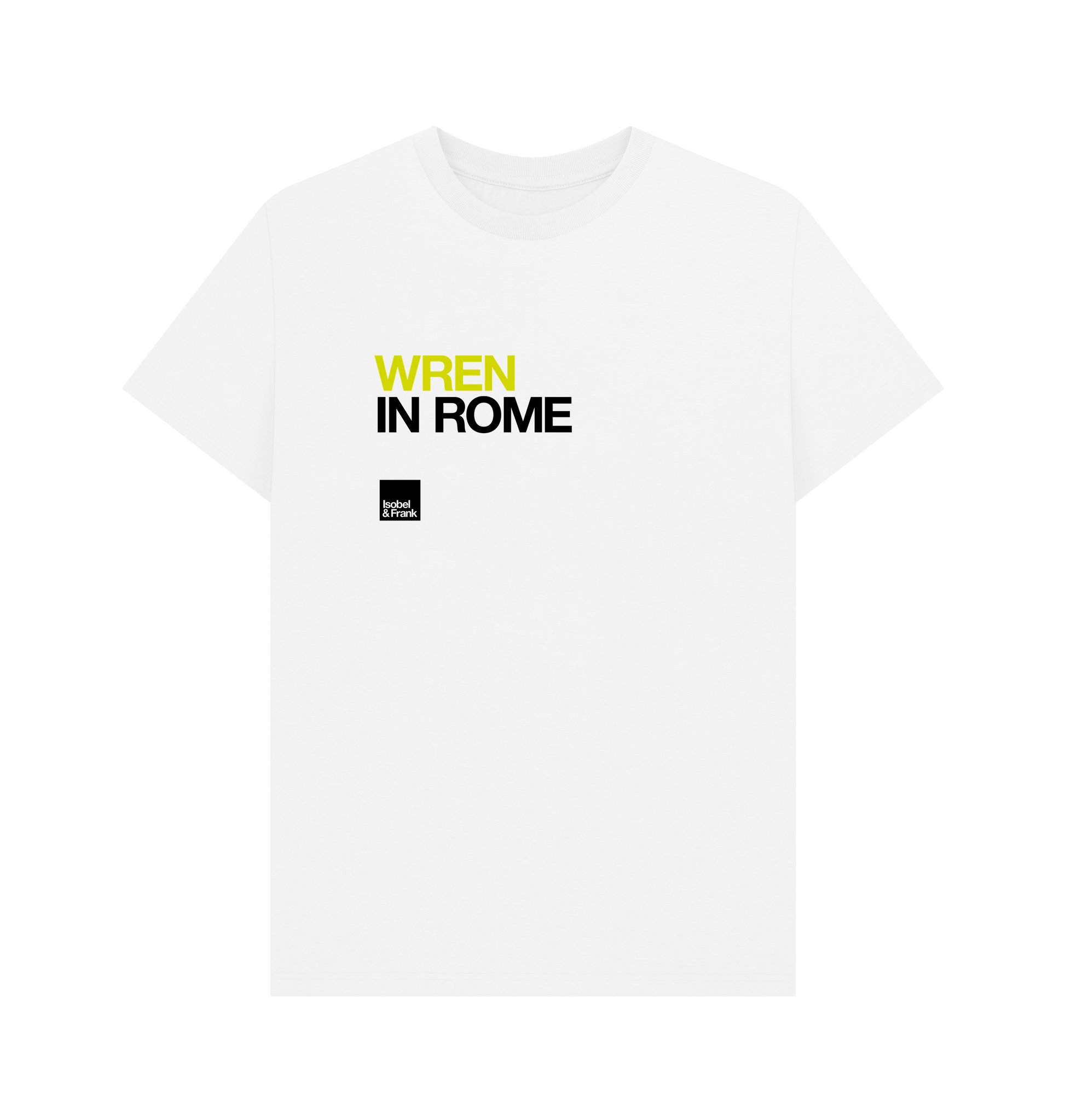 White Printed T-shirt Front