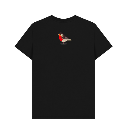 Black Printed T-shirt Back
