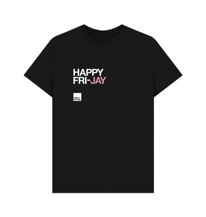 Black Printed T-shirt Front