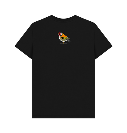Black Printed T-shirt Back