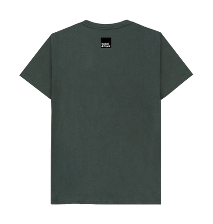 Dark Grey Printed T-shirt Back