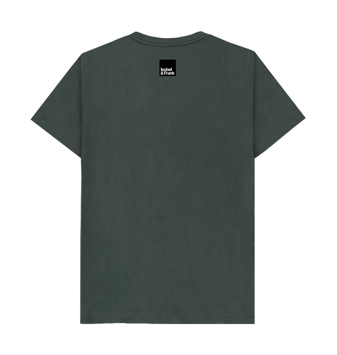 Lapwing Large Print Mens Organic Cotton T-shirt
