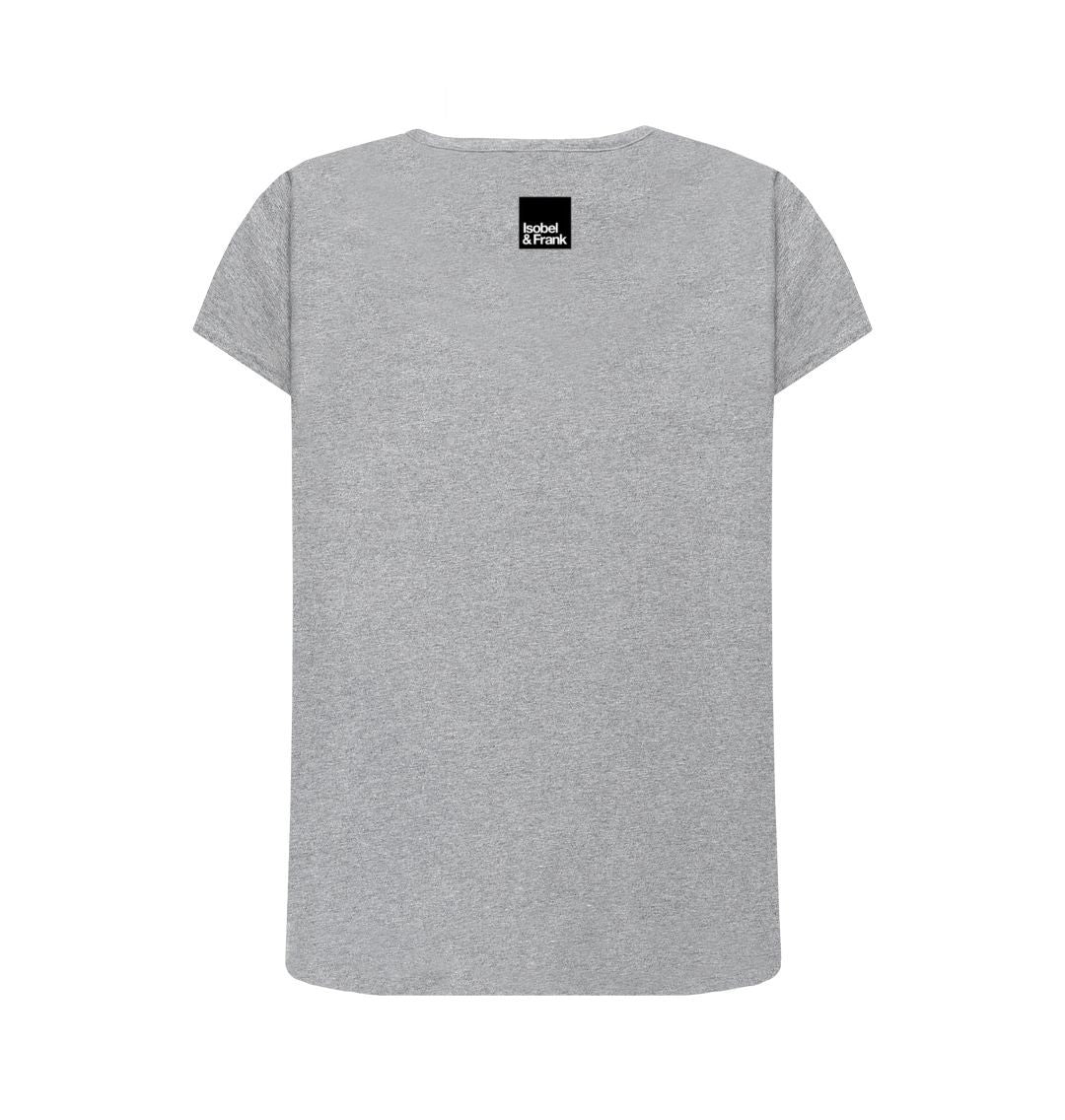 Kingfisher Womens Crew Neck Organic Cotton T-shirt