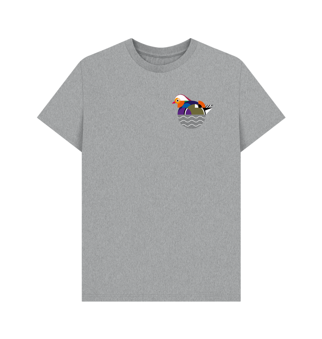 Athletic Grey Printed T-shirt Front