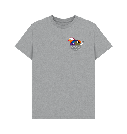 Athletic Grey Printed T-shirt Front