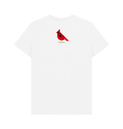 White Printed T-shirt Back
