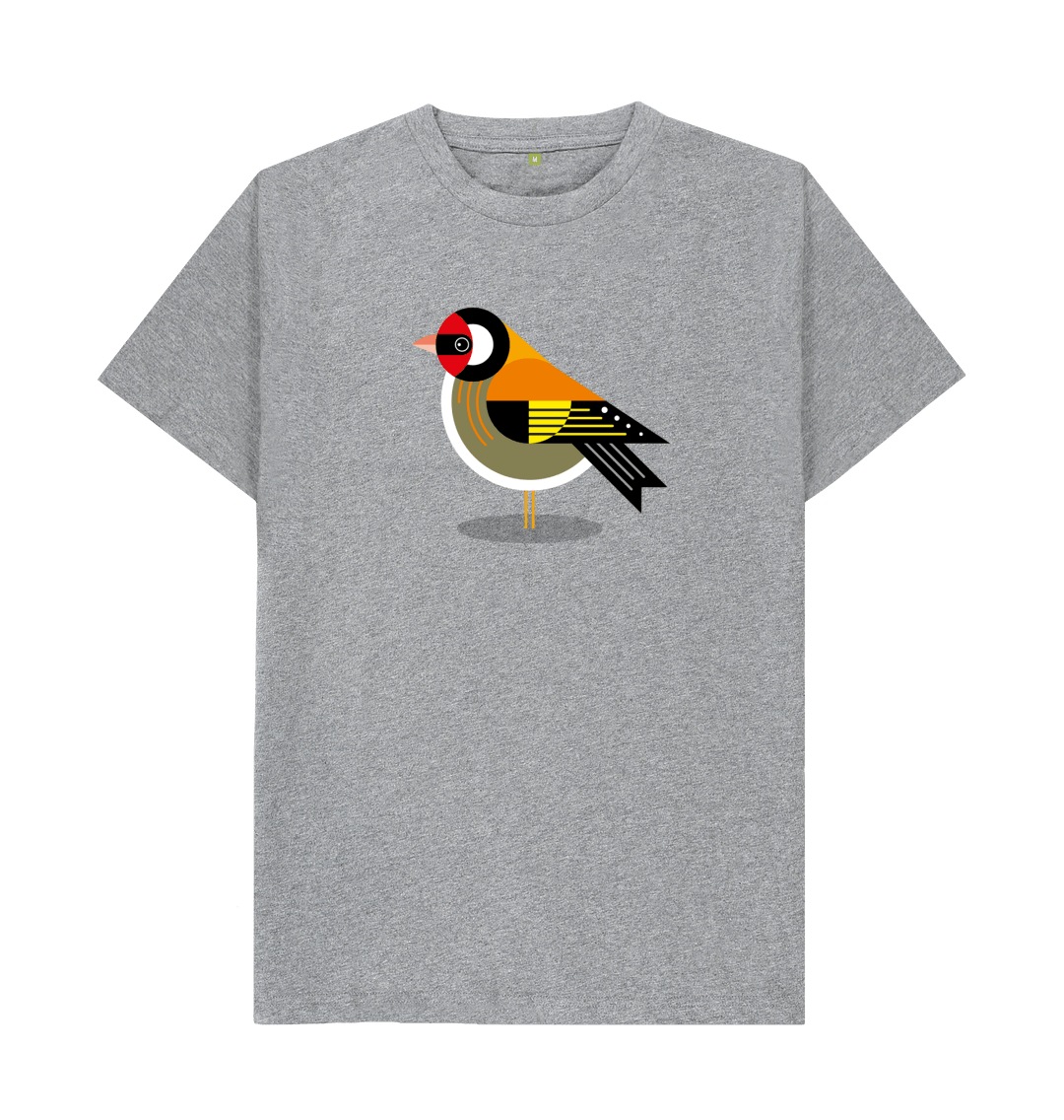 Athletic Grey Printed T-shirt Front
