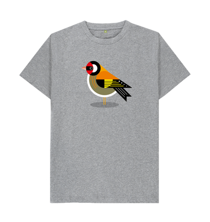 Athletic Grey Printed T-shirt Front