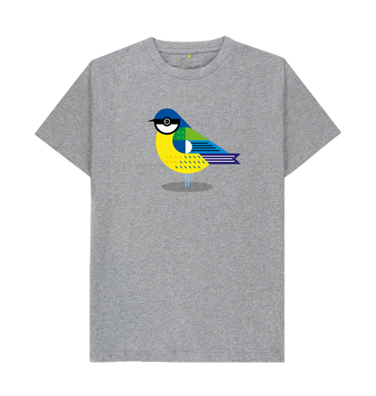 Athletic Grey Printed T-shirt Front
