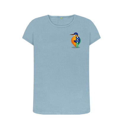 Stone Blue Kingfisher Women's Crew Neck T-shirt