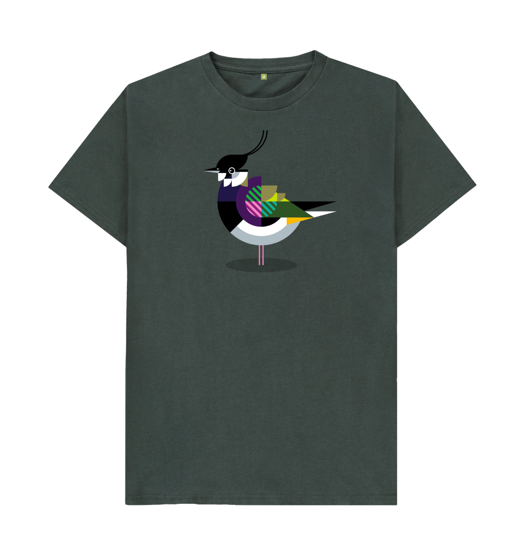 Dark Grey Printed T-shirt Front