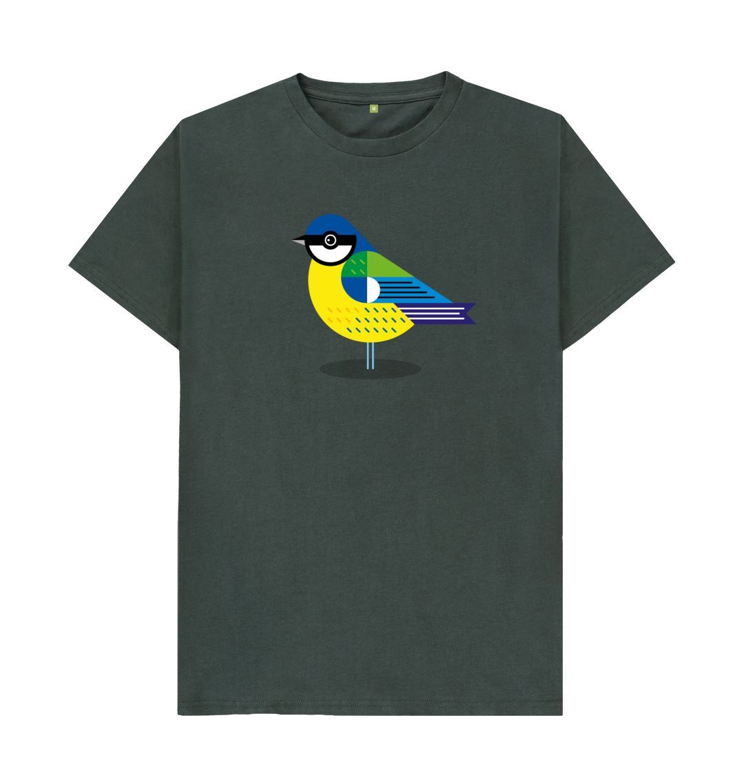 Dark Grey WWT Blue Tit