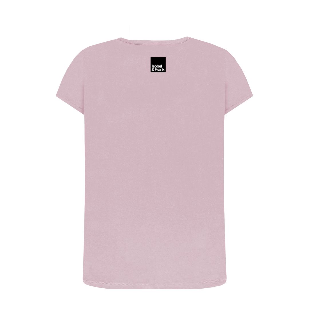 Kingfisher Womens Crew Neck Organic Cotton T-shirt