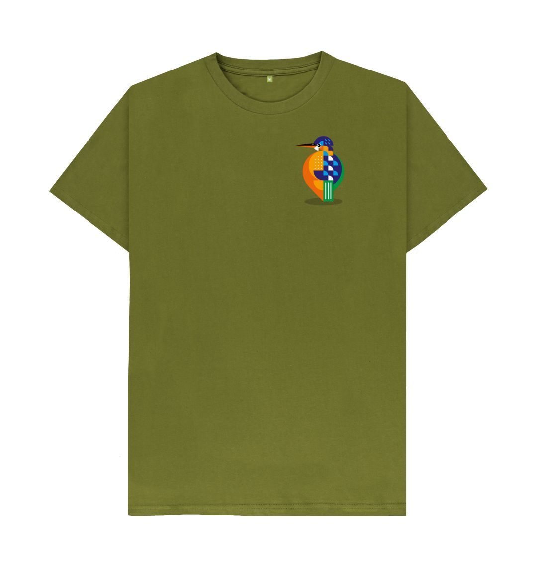 Moss Green Kingfisher Men's T-shirt