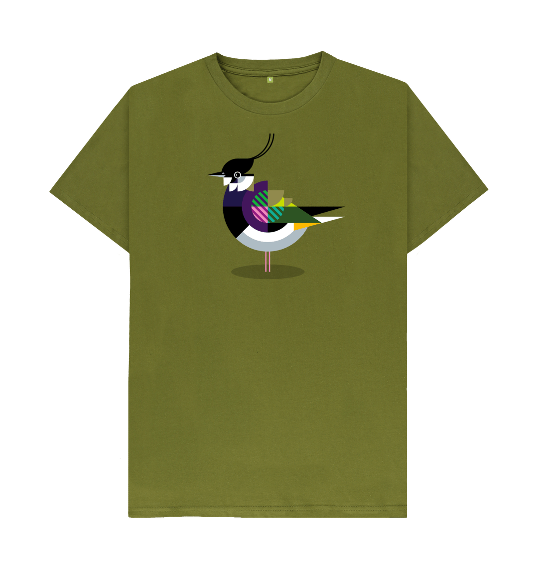 Moss Green Printed T-shirt Front