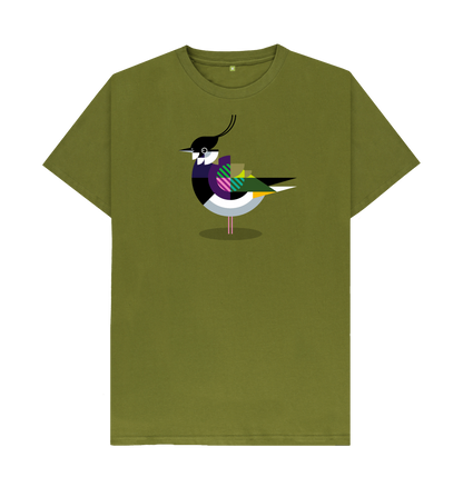 Moss Green Printed T-shirt Front