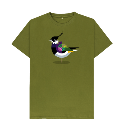Moss Green Printed T-shirt Front