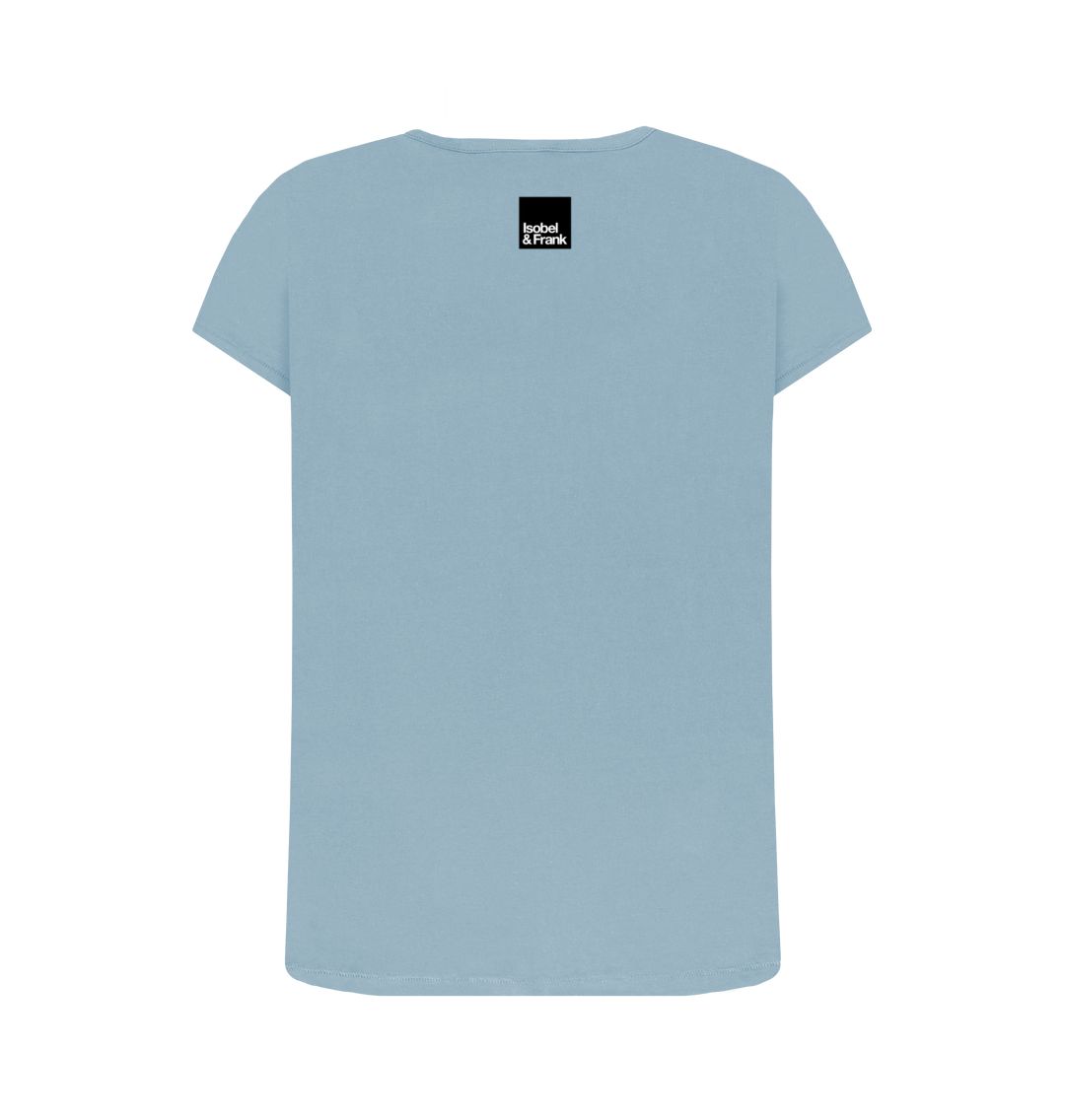 Stone Blue Robin Women's Crew Neck T-shirt