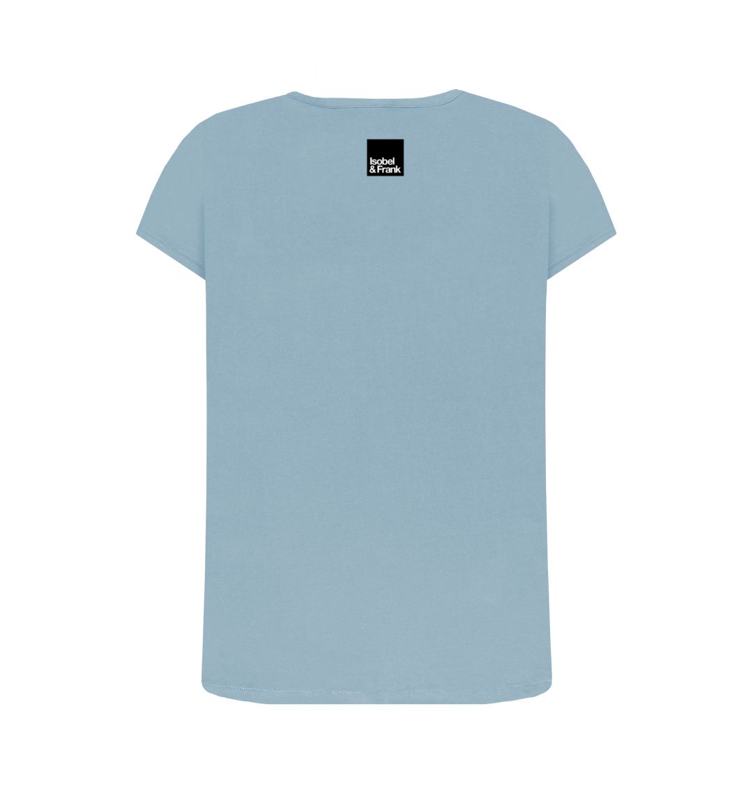 Kingfisher Womens Crew Neck Organic Cotton T-shirt
