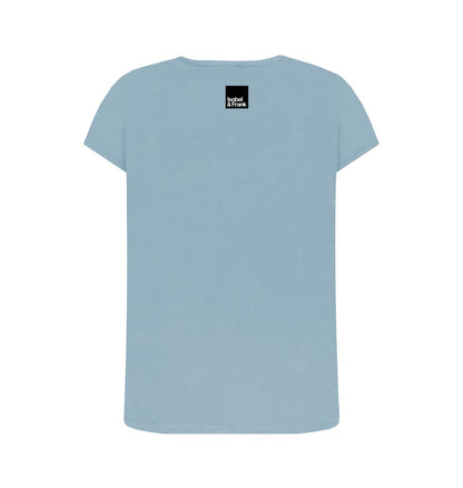 Kingfisher Womens Crew Neck Organic Cotton T-shirt
