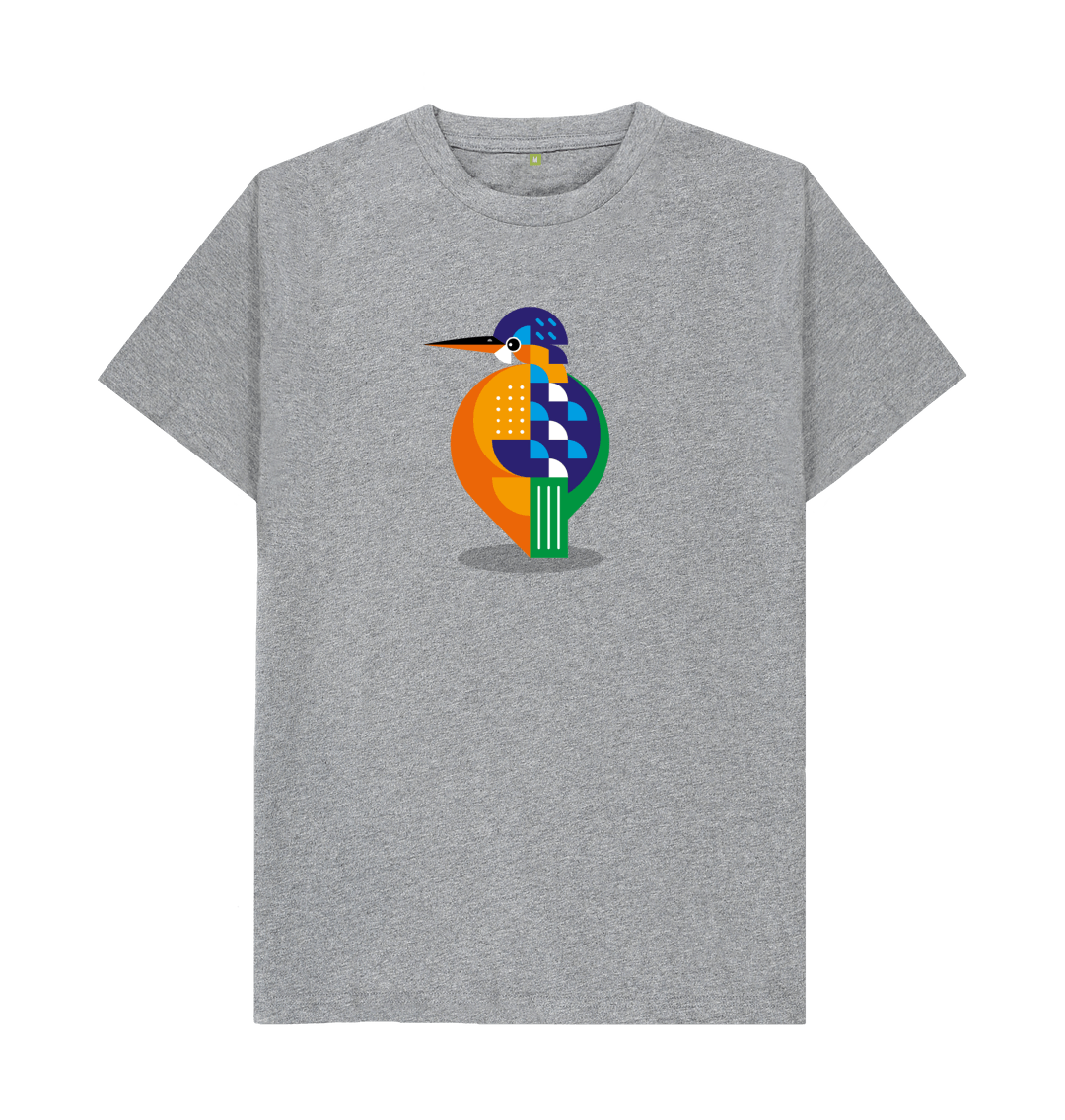 Athletic Grey Printed T-shirt Front
