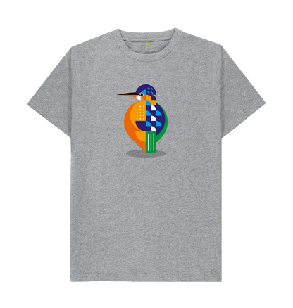 Athletic Grey Printed T-shirt Front