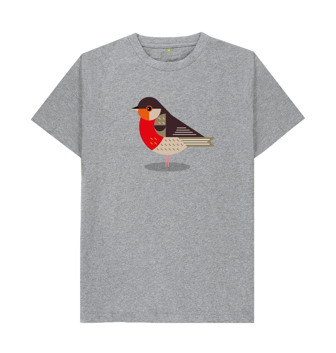Athletic Grey Printed T-shirt Front