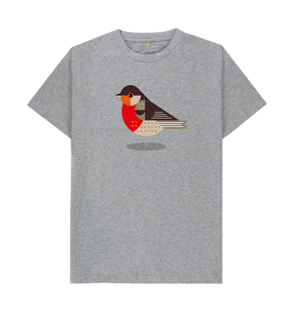 Athletic Grey Printed T-shirt Front