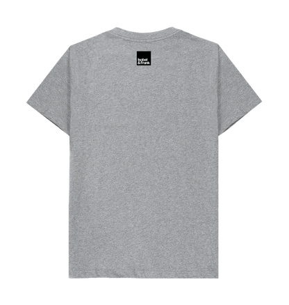 Athletic Grey Printed T-shirt Back