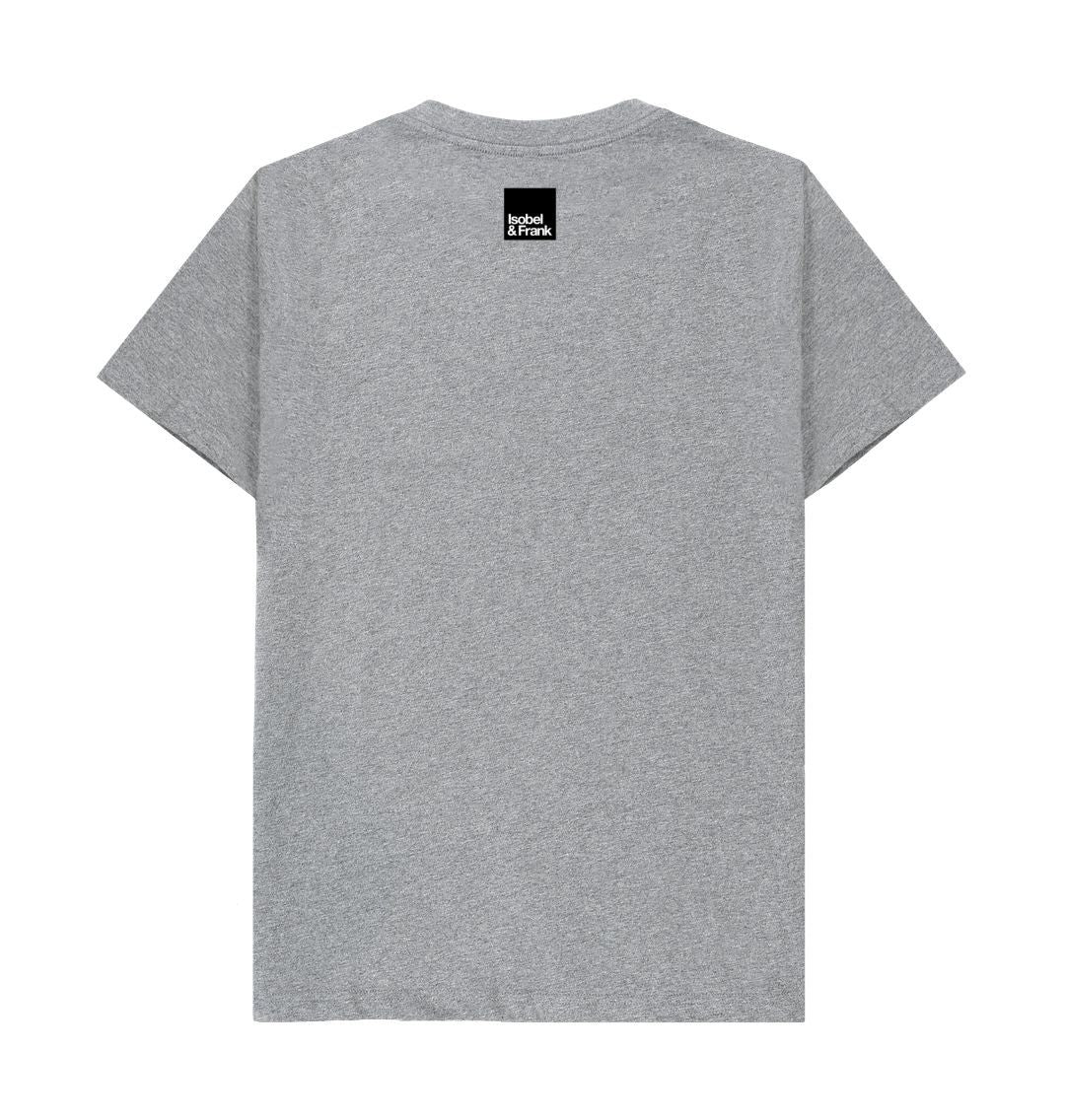 Lapwing Large Print Mens Organic Cotton T-shirt