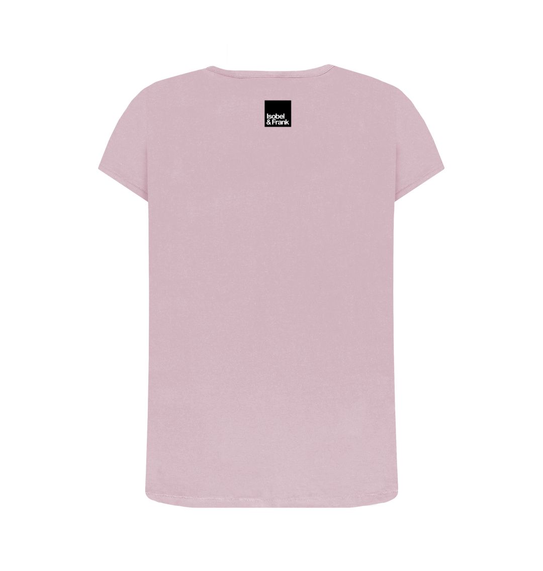 Mauve Robin Women's Crew Neck T-shirt