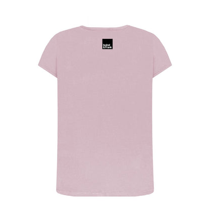 Mauve Robin Women's Crew Neck T-shirt