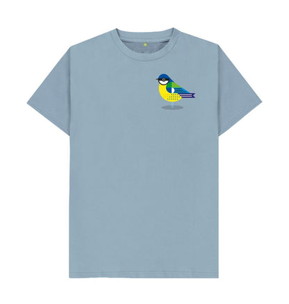 Stone Blue Blue Tit Men's T-shirt