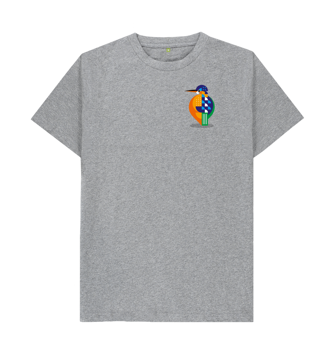 Athletic Grey Printed T-shirt Front